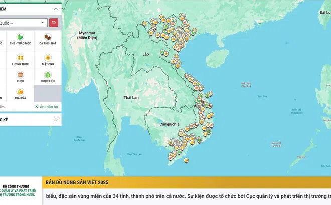 Bản đồ Nông sản Việt - "cầu nối" nông dân, doanh nghiệp với người tiêu dùng