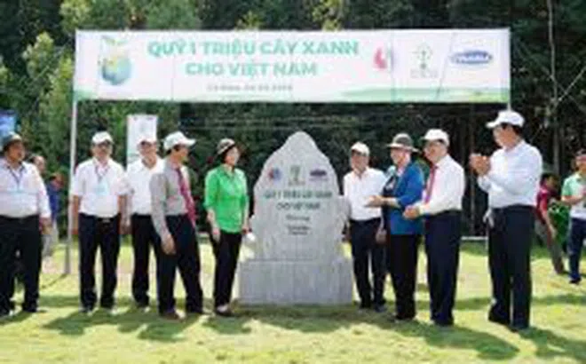 Vinamilk trồng cây xanh để tôn tạo cảnh quan nhiều khu di tích, địa danh lịch sử