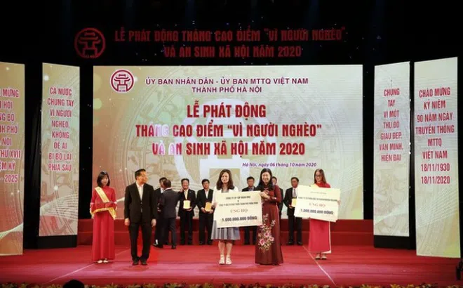 BRG và Công ty liên doanh thành phố thông minh Bắc Hà Nội góp 1 tỷ đồng vì người nghèo