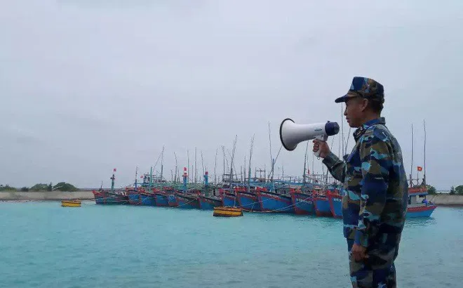 Huyện đảo Trường Sa chịu ảnh hưởng của cơn bão số 9 Molave