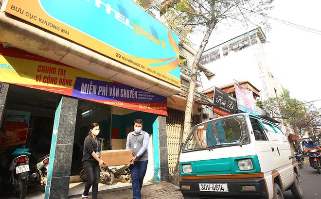 Những “chiến binh” Viettel Post, MyGo dũng cảm giao hàng cứu trợ vào vùng cách ly Sơn Lôi