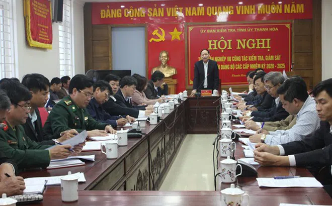 Thanh Hóa: Triển khai tập huấn nghiệp vụ công tác kiểm tra, giám sát phục vụ Đại hội Đảng bộ các cấp, nhiệm kỳ 2020-2025