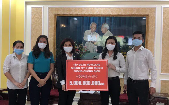 Novaland ủng hộ gần 6 tỷ đồng chung tay đẩy lùi dịch Covid-19