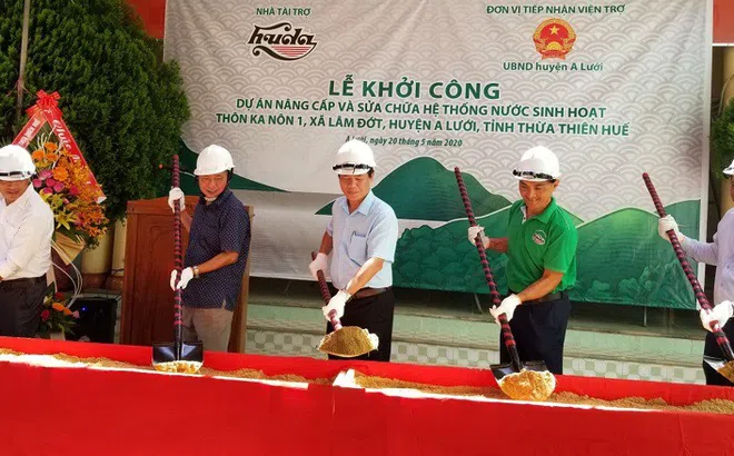 Carlsberg Việt Nam tài trợ dự án nước sạch cho người dân vùng cao A Lưới