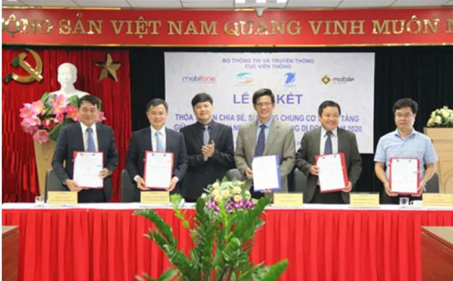 Viettel, VNPT, Mobifone, Gtel 'bắt tay' dùng chung hơn 1.300 trạm BTS