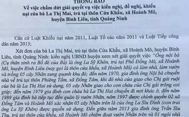 Bình Liêu, Quảng Ninh: Dân khiếu kiện kéo dài hơn chục năm, vì sao chính quyền chưa giải quyết?